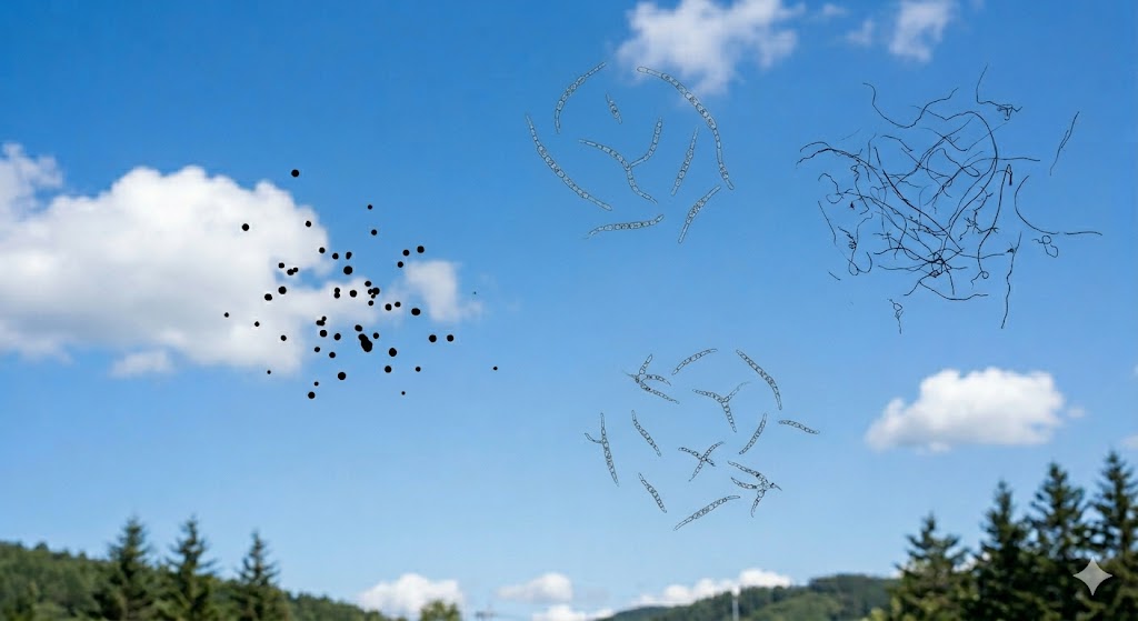 飛蚊症のイメージ